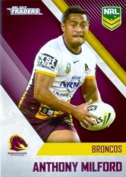 2017 ESP Traders #8 Anthony Milford Front